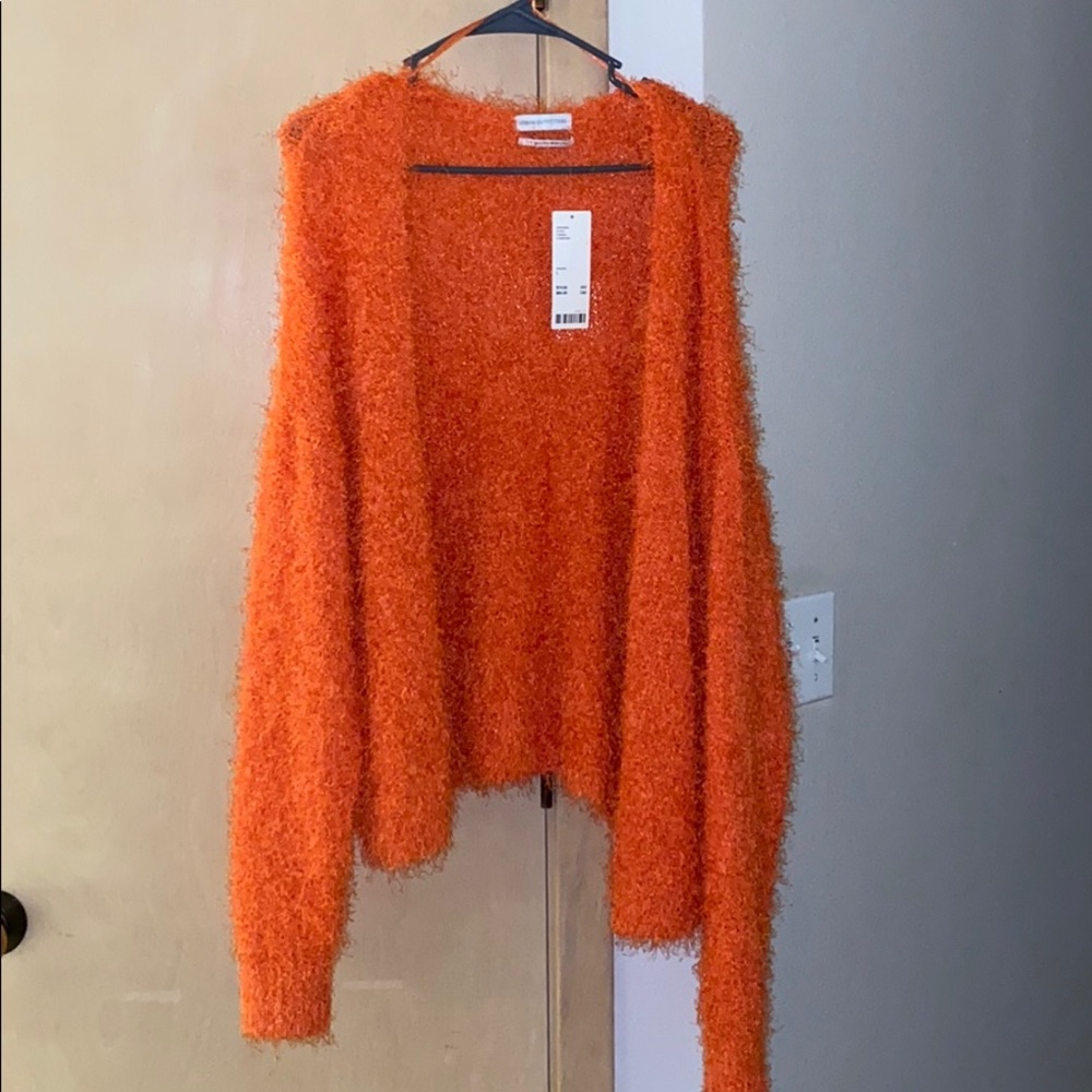 NWT Orange Urban Outfitters Orange Cardigan